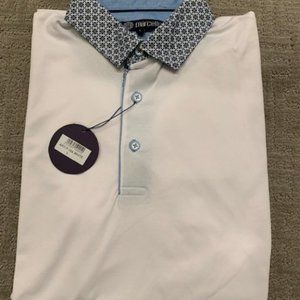 Marcello Signature Collar Polo - White M